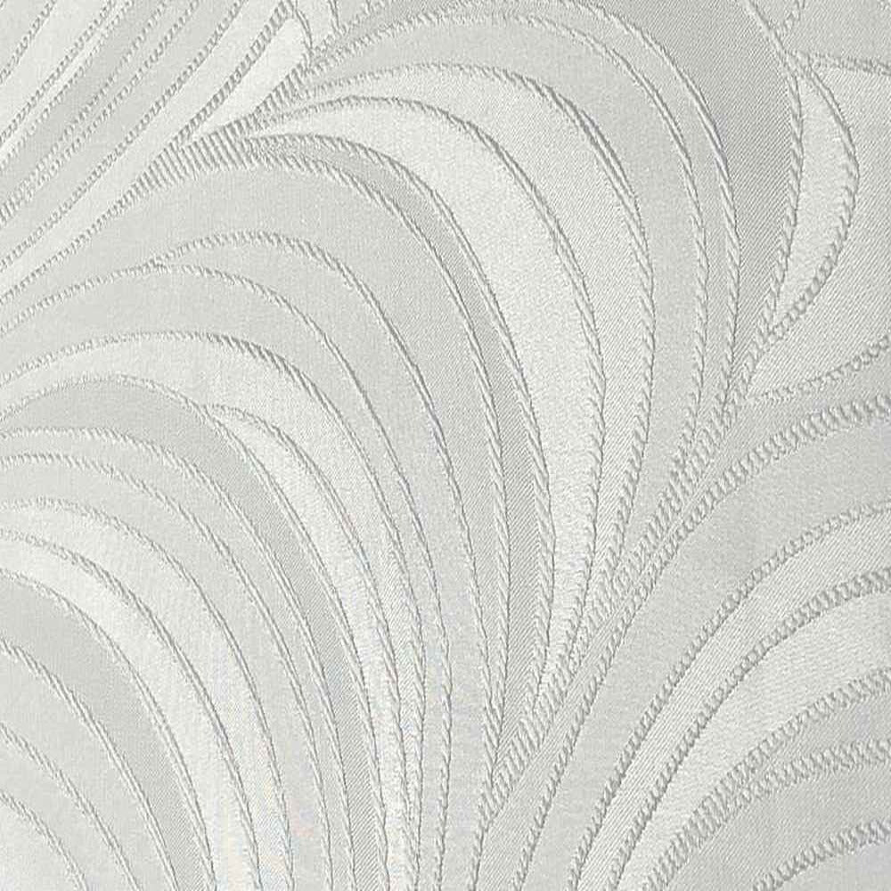 New Delhi Metallic Flower Jacquard - Tablecloth - Crystal