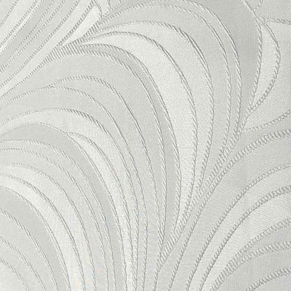 New Delhi Metallic Flower Jacquard - Tablecloth - Crystal