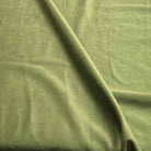 Olive Soft Velvet Fabric by the Yard - 118 Inch Wide