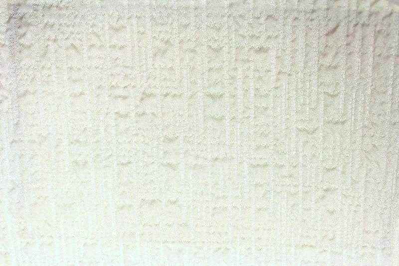 white NOBLE Jacquard Fabric by the Yard - 60 Inch Wide