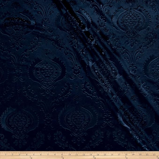 Brocade Damask Velvet Fabric 