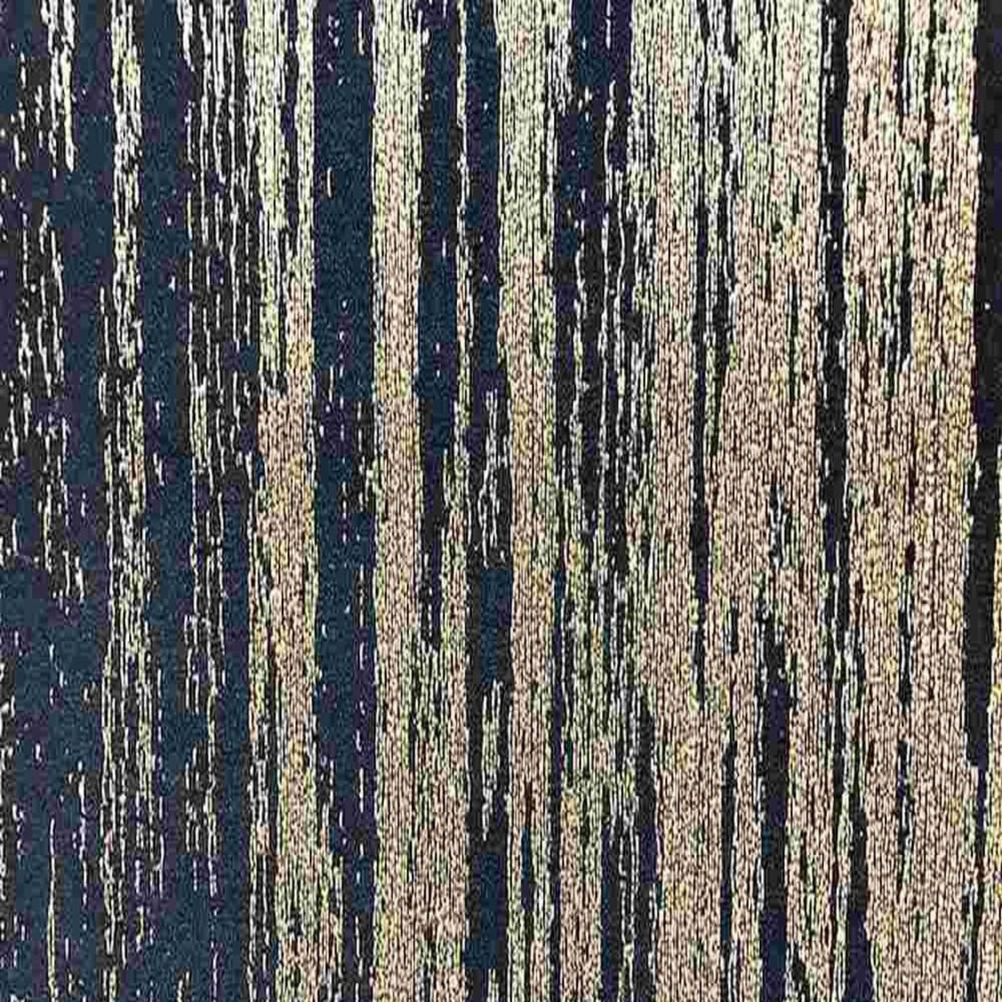 Inline Metallic Jacquard - Tablecloth - Navy