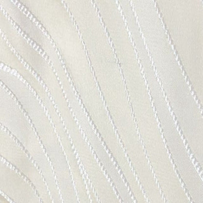 White New Delhi Metallic Flower Jacquard - Custom Tablecloths