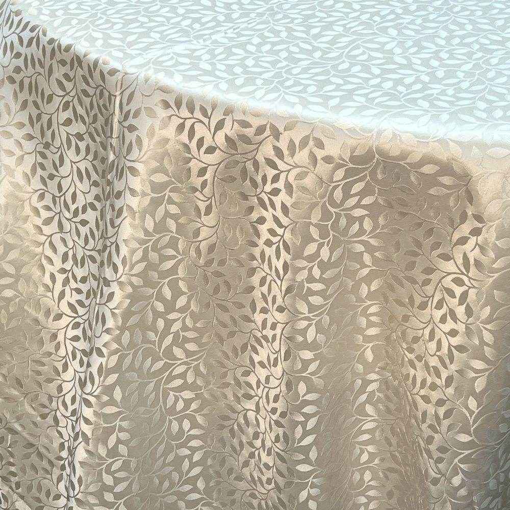 ivory ON THE VINE Jacquard Fabric by the Yard - 115 Inch Wide