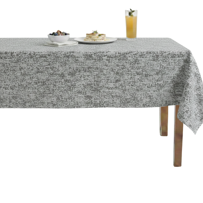 Starlight Metallic  Tablecloth - Grey