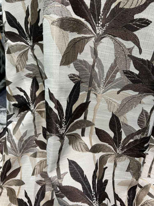 PALMS Jacquard Palm Tree Print - Tablecloth - Natural