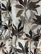 Natural PALMS Jacquard Palm Tree Print Tapestry Fabric by the Yard - 118 Inch Wide