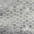 Silver PATIO Jacquard Print Metallic Fabric by the Yard - 118 Inch Wide