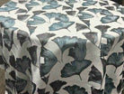 Light Blue POPPY Jacquard Tulip Print Tapestry Fabric by the Yard - 118 Inch Wide