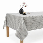 Patio Silver Tablecloth