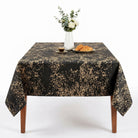 Portland Black/Gold Tablecloth