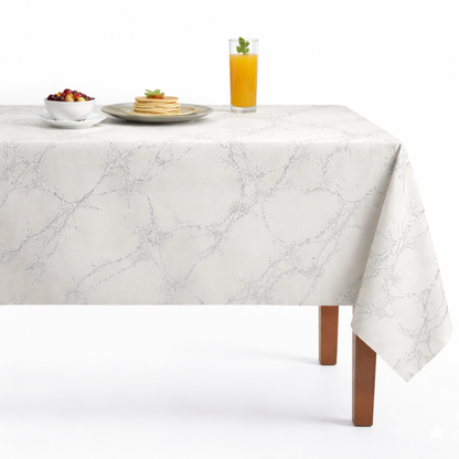 Calcutta Metallic Jacquard 58-Inch Fabric - Ivory/Silver