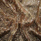 Blush QUINCY Sequin Fabric on Mesh Material Fabric by the Yard - 52 Inch Wide