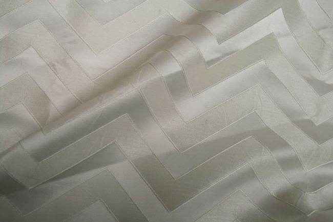 white-1 RELLA Jacquard Fabric by the Yard - 58 Inch Wide