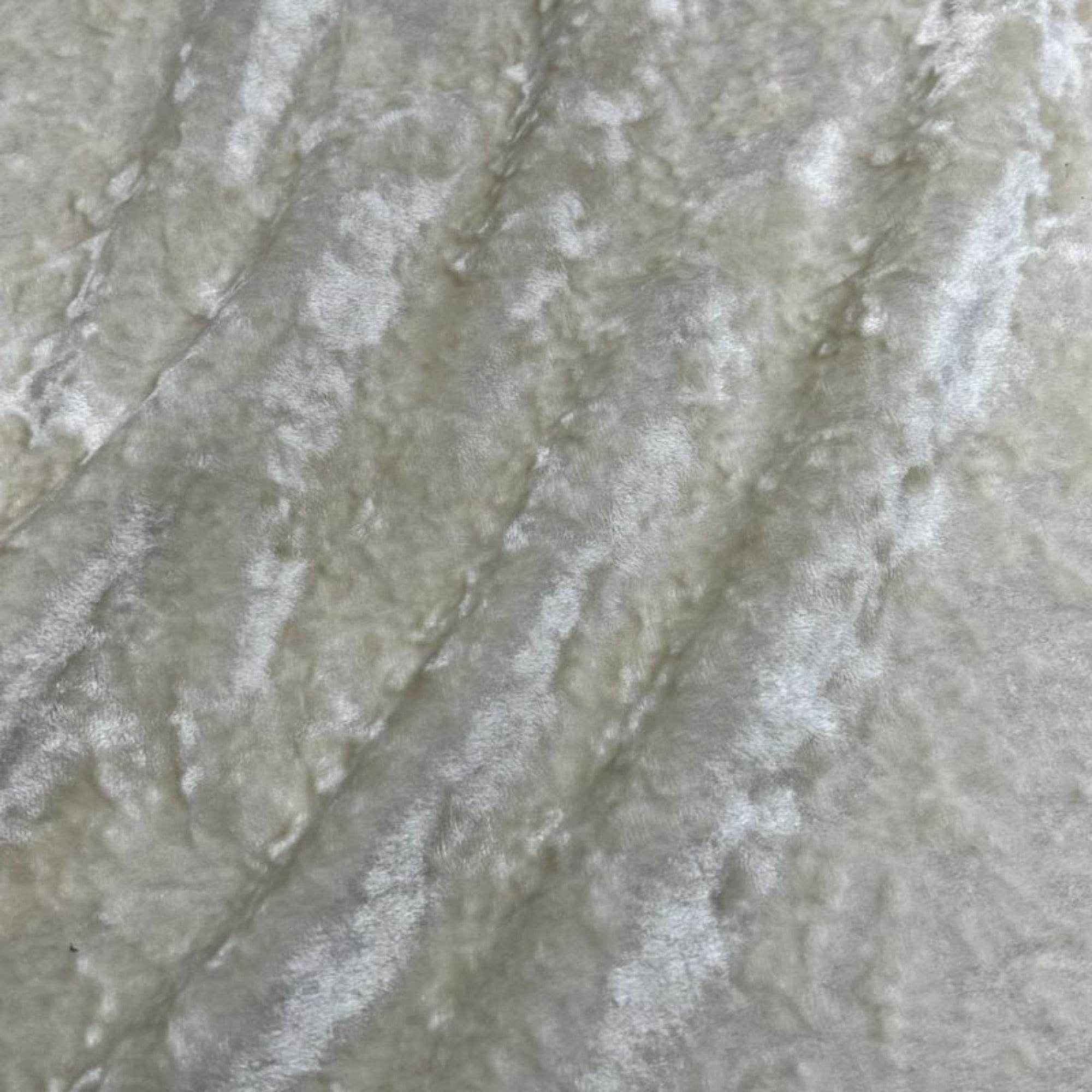 Natural Riverdale Crushed Velvet Fabric by the Yard - 118 Inch Wide