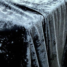 Navy Riverdale Crushed Velvet - Custom Tablecloths