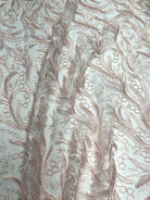 pink-1 RODEO Lace Fabric by the Yard - 54 Inch Wide