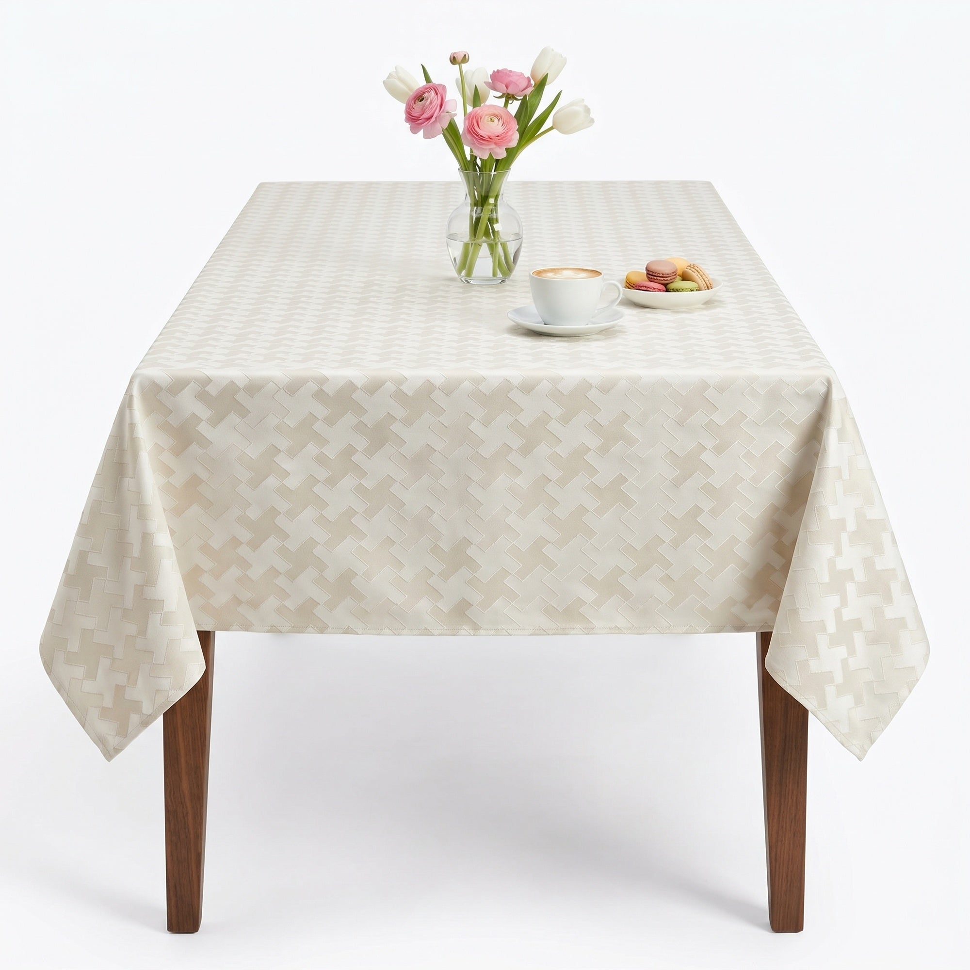 Rattle White Tablecloth
