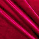 Cherry Red Shiny Velvet Fabric by the Yard - 72 Inch Wide