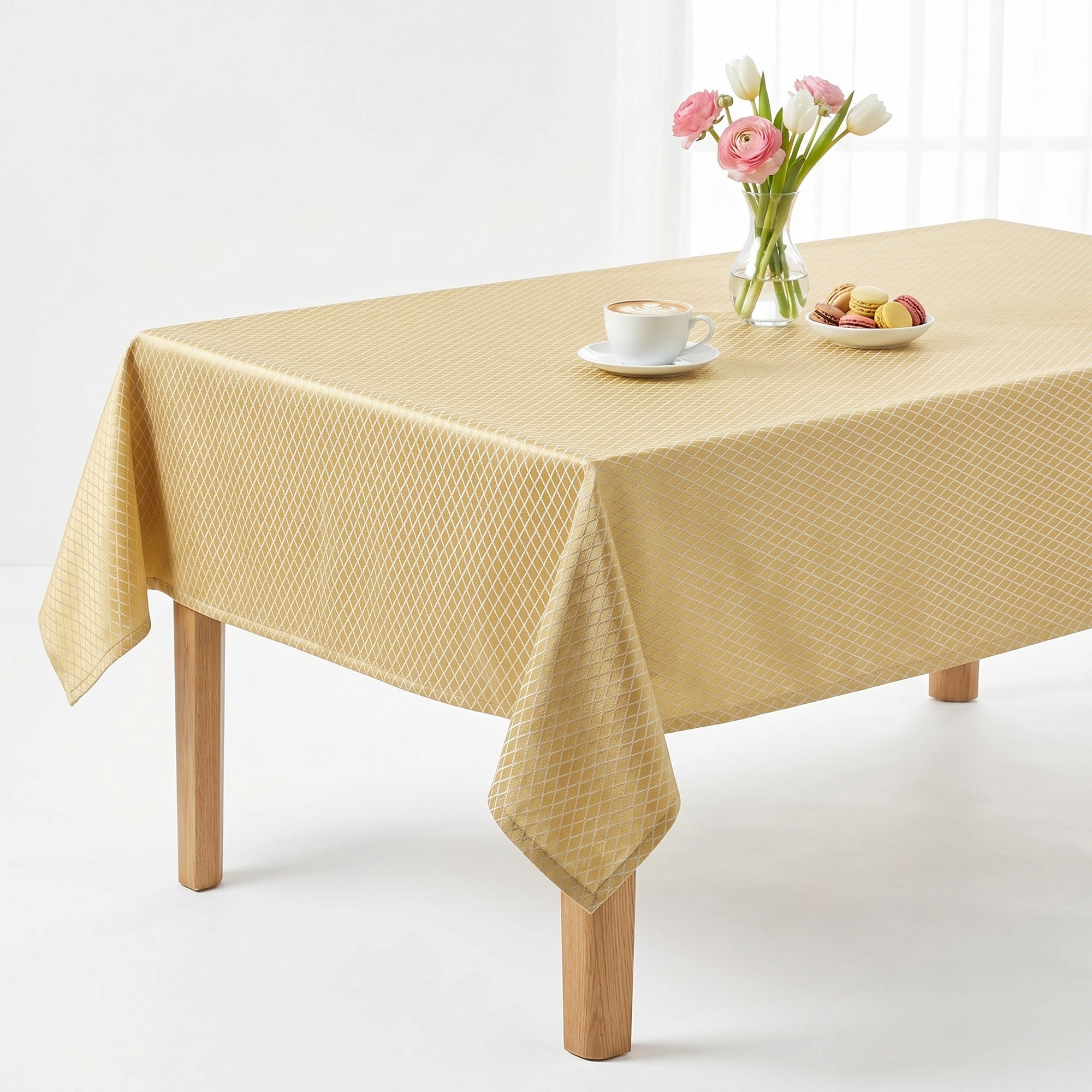 Rene Gold Tablecloth