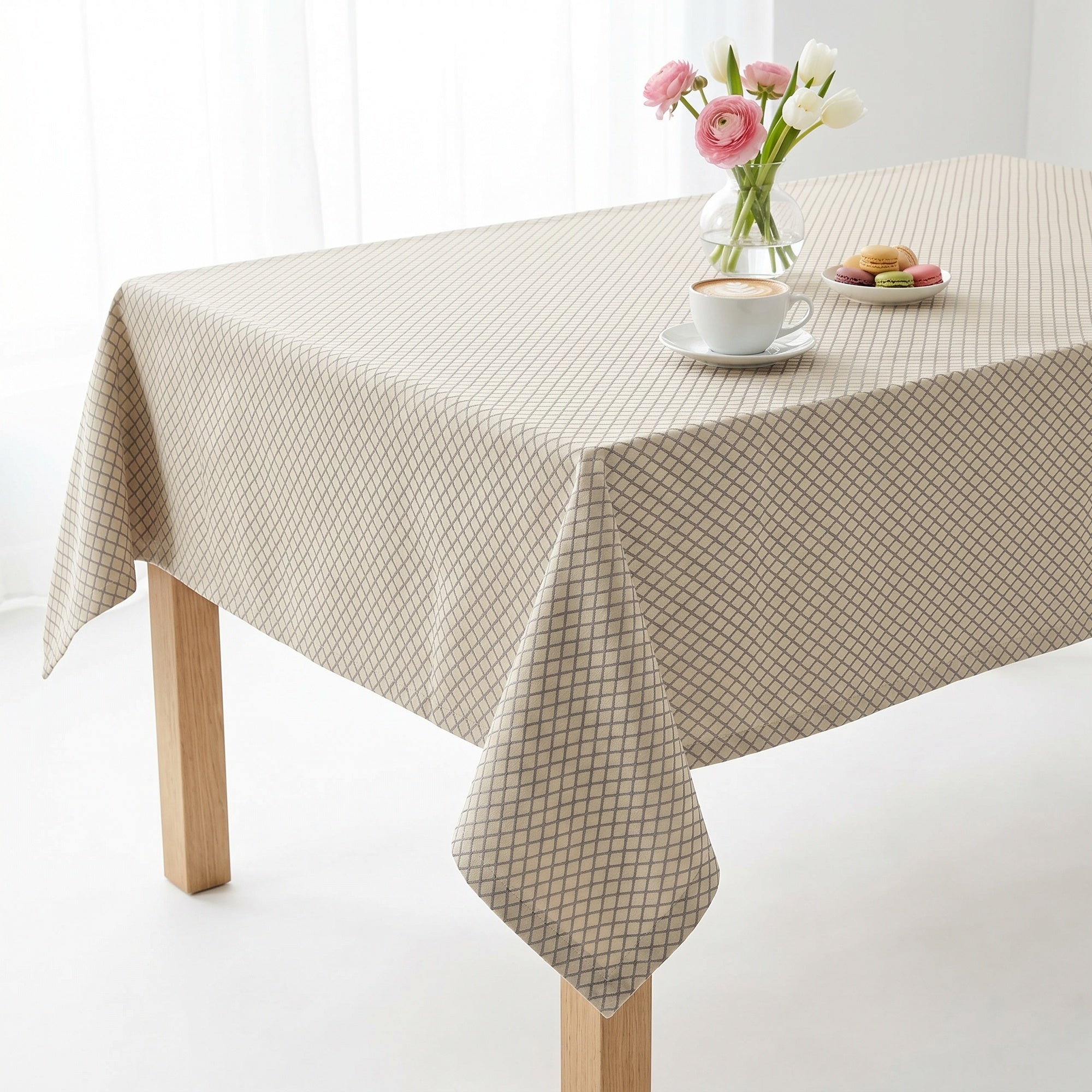 Rene Silver Tablecloth