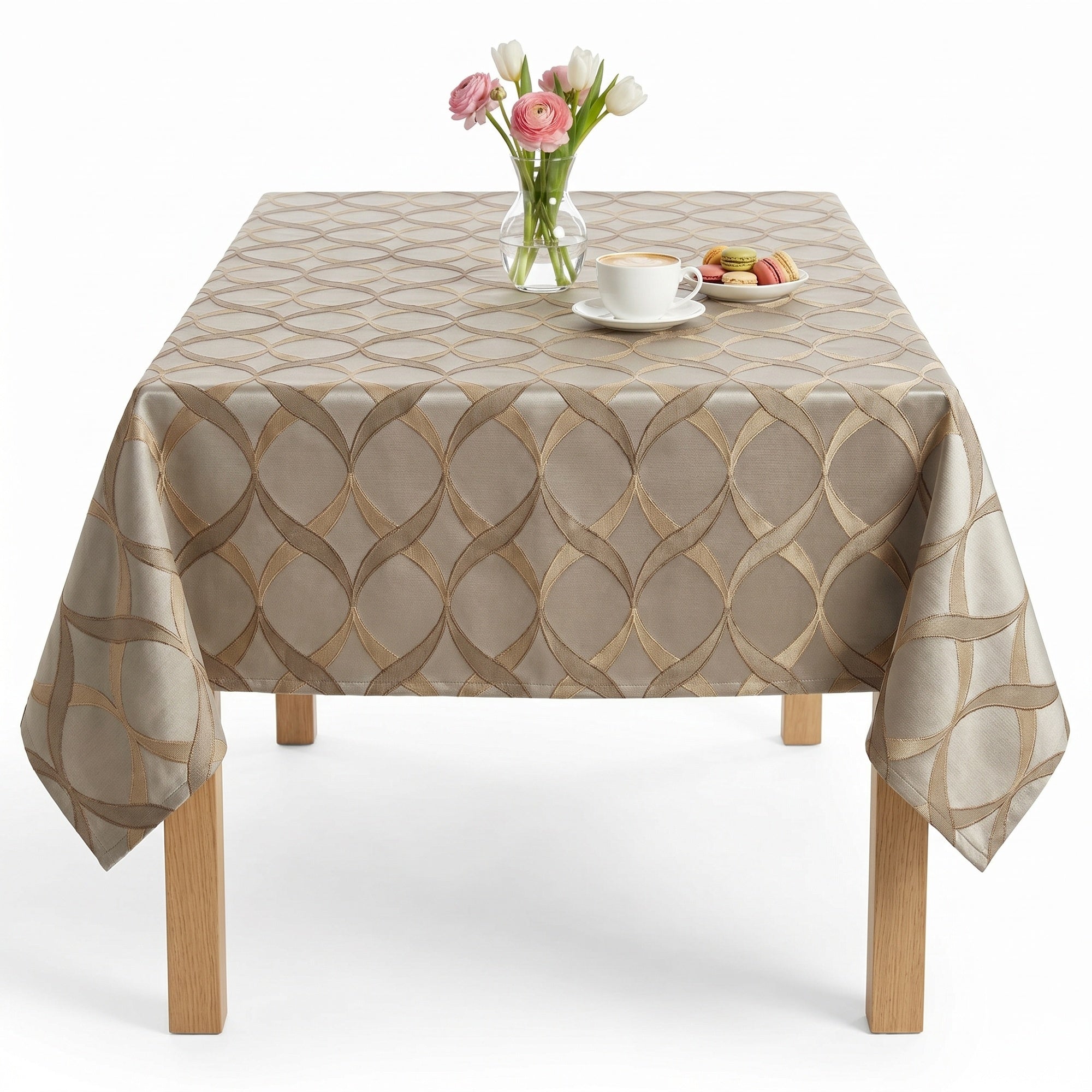 Russel Silver Tablecloth