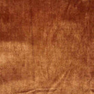Rust Shiny Velvet Fabric by the Yard - 72 Inch Wide