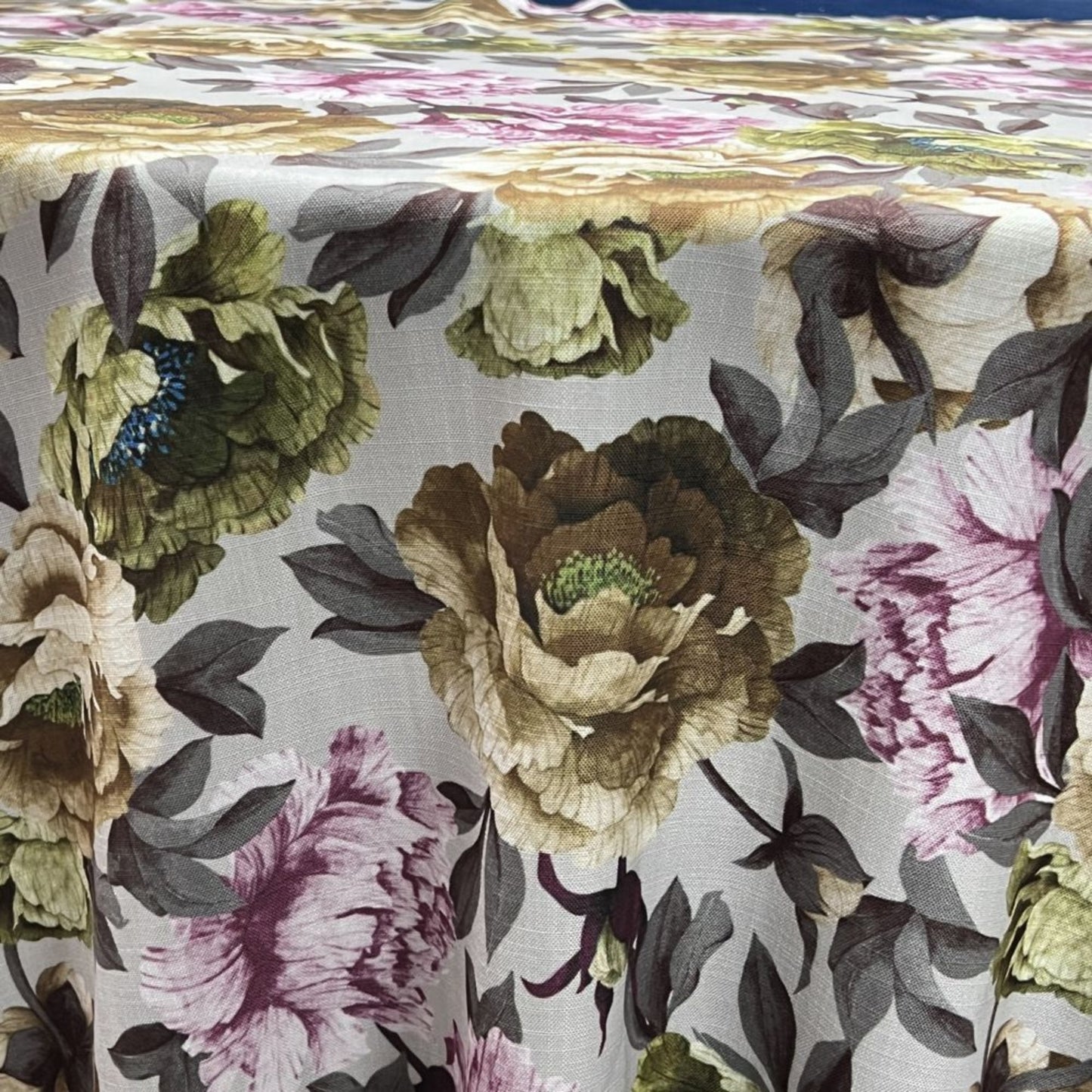 SPRING GARDEN Floral Digital Print | Tablecloth - Purple/Green