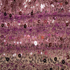 Dusty Pink SPRINKLE Two Size Sequin Fabric on Sheer Material Fabric by the Yard - 52 Inch Wide