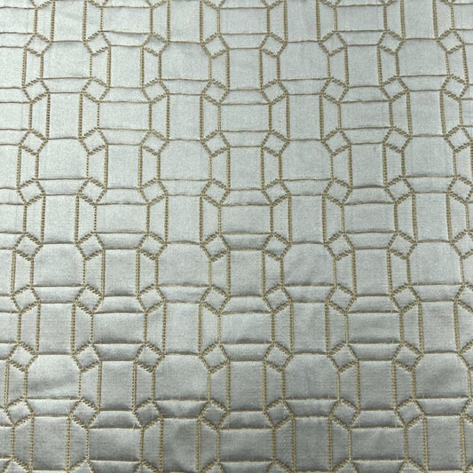 Square Jacquard, Quilted Look | Tablecloth - Alabaster