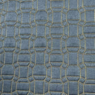 Navy Square Jacquard Fabric by the Yard - 115 Inch Wide