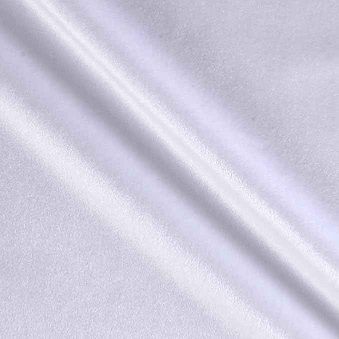 White Shiny Velveteen - Custom Tablecloths