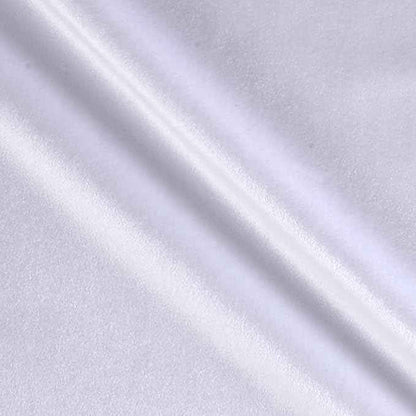 White Shiny Velveteen - Custom Tablecloths