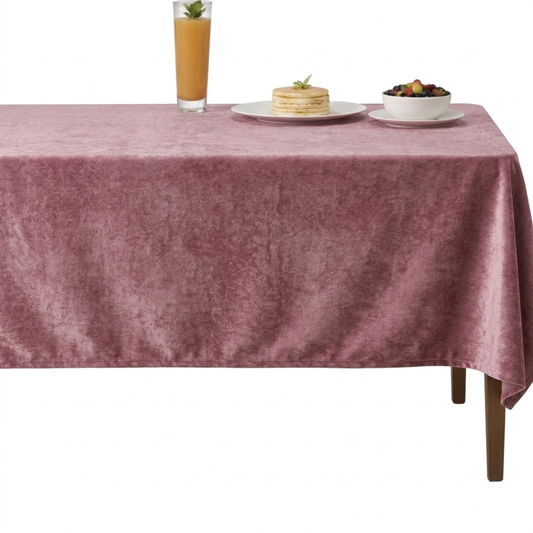 Shiny Velvet Tablecloth - Levender