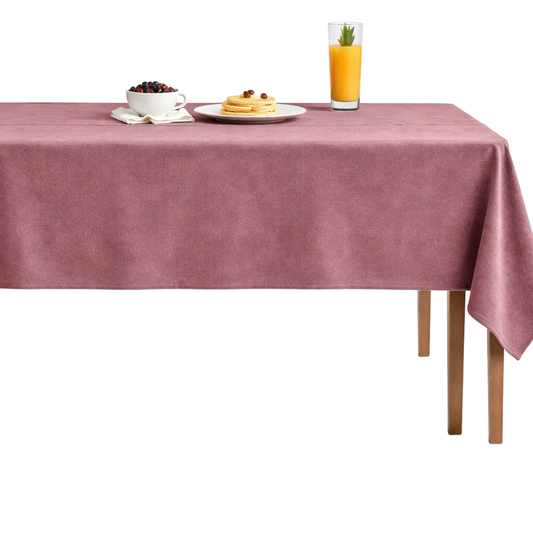 Shiny Velvet Tablecloth - Lilac