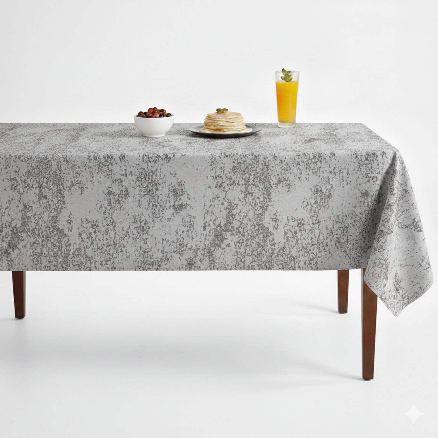 Portland Jacquard Tablecloth - Silver
