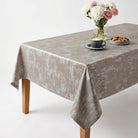 Stardust Grey Silver Tablecloth