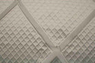 white-1 TIMES SQUARE Jacquard Fabric by the Yard - 110 Inch Wide