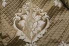 taupe TIMES Jacquard Fabric by the Yard - 55 Inch Wide