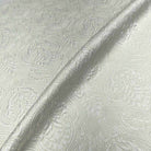 Off White Treasure Jacquard Fabric by the Yard - 115 Inch Wide