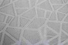 Crystal Triangle Metallic Jacquard Fabric by the Yard - 58 Inch Wide