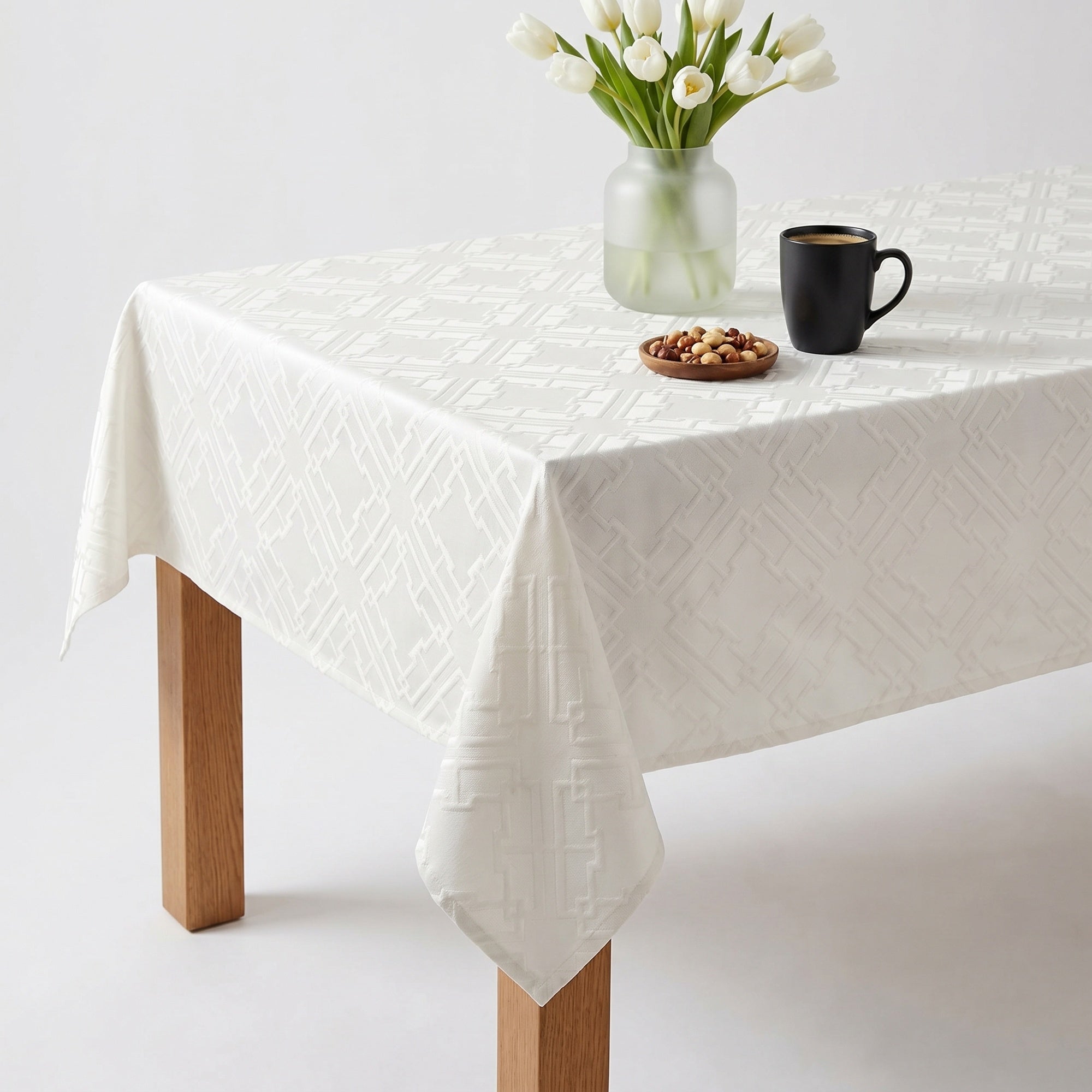 Thailand White Tablecloth