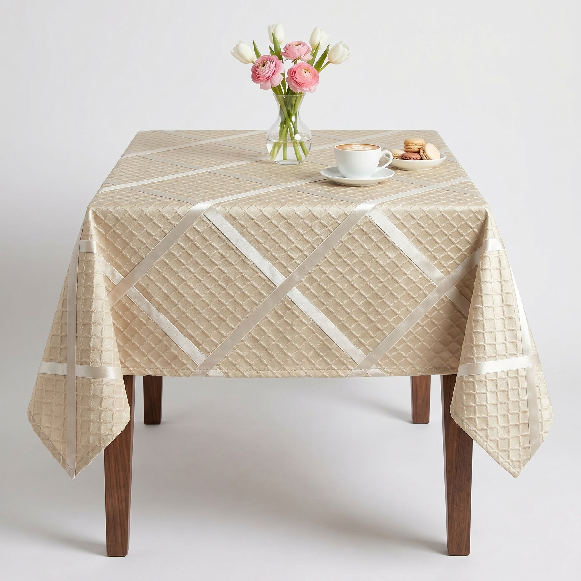 Times Square Mocha Tablecloth