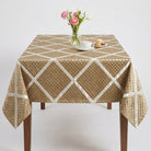 Times Square Taupe Tablecloth