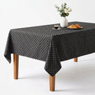 Times Table Charcoal Tablecloth