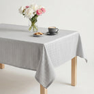 Track White Tablecloth