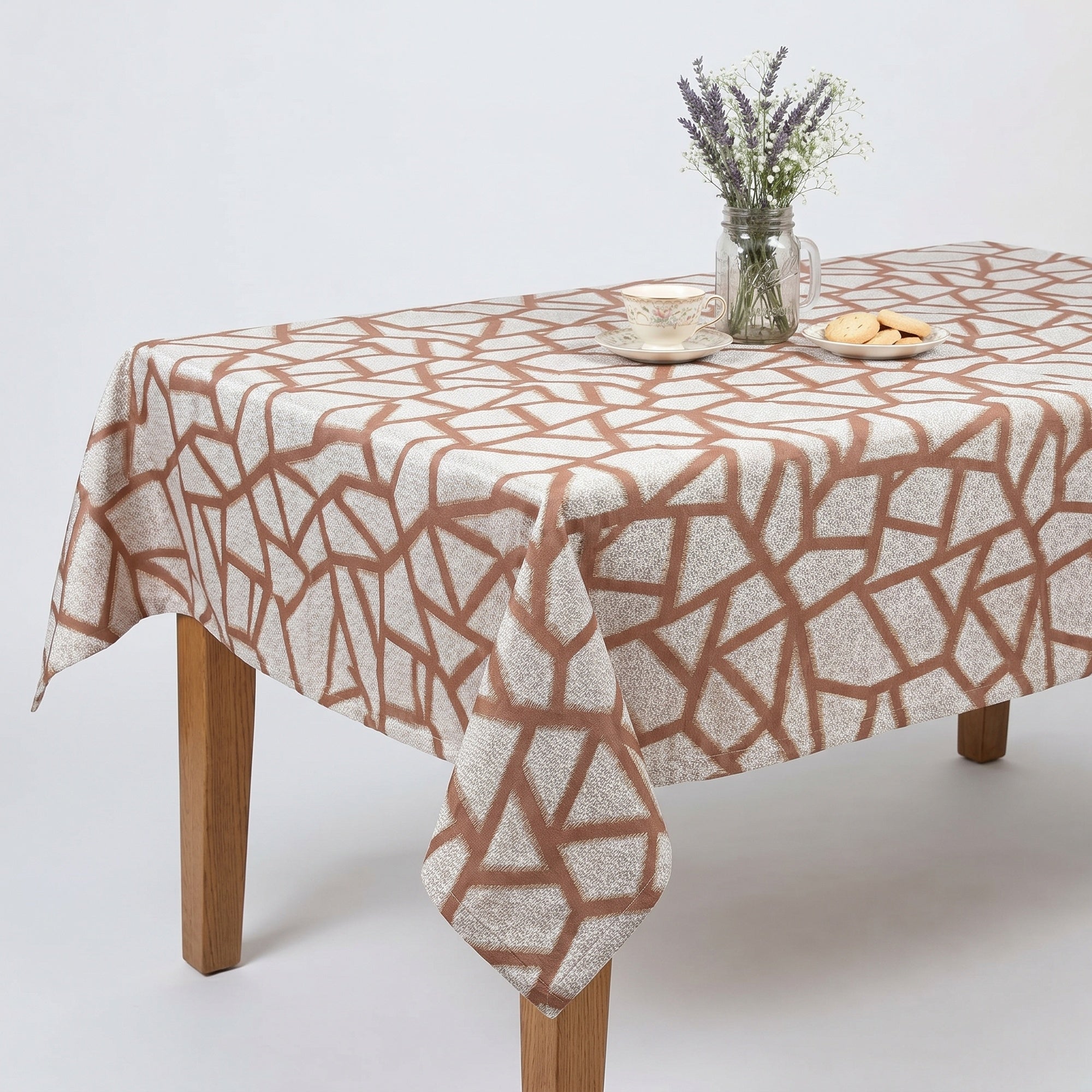 Triangle Cinnamon Tablecloth
