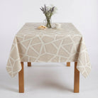 Triangle White Tablecloth