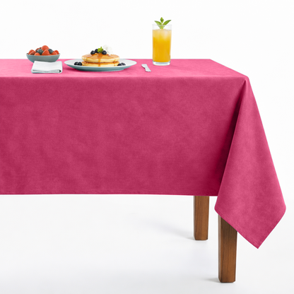 Soft Velvet Fabri Tablecloth - Tulip