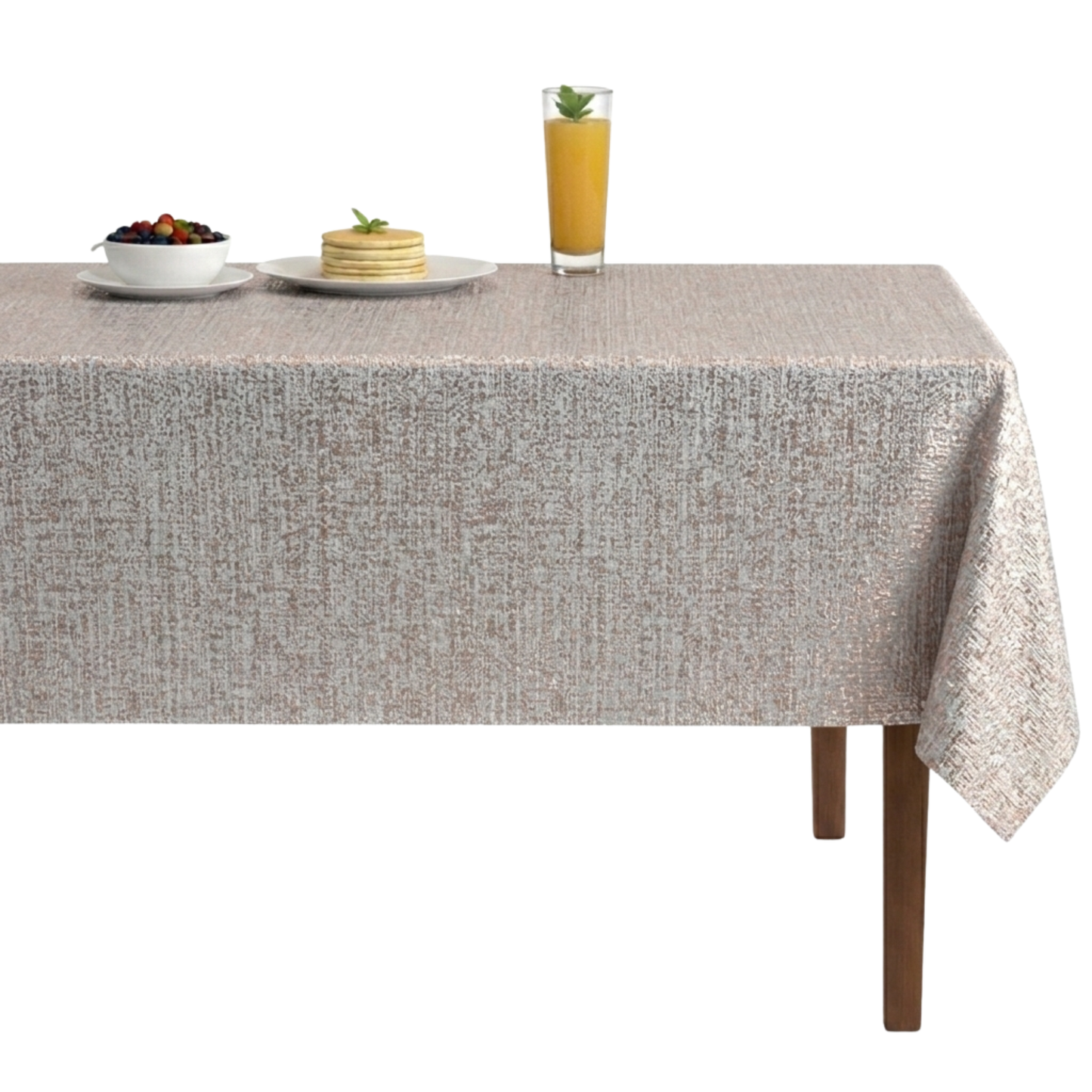 Starlight Metallic Tablecloth - Blush